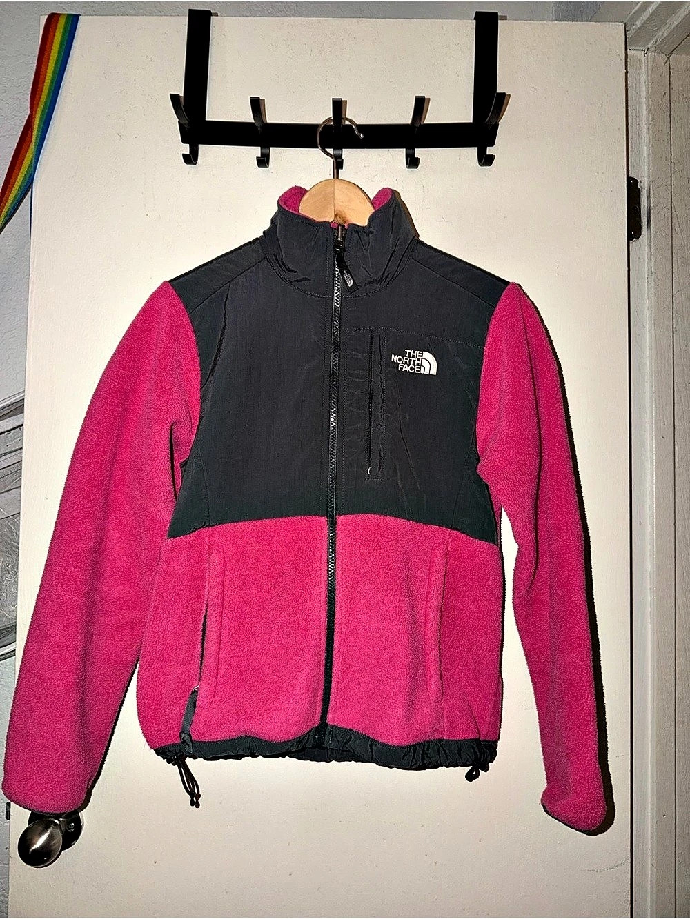 The North Face Denali Fleece Jacket in Pink & Black